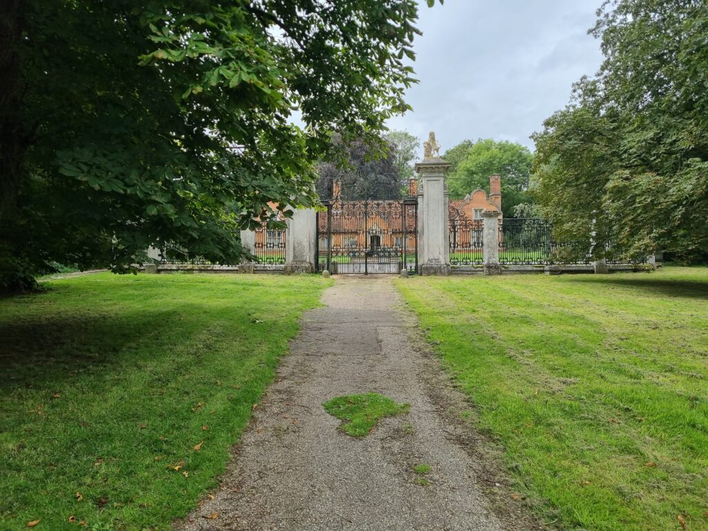 The front of Wimpole Hall